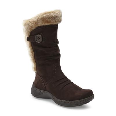 Wear Ever Women's Everett Pull-On Winter Boot - Brown
