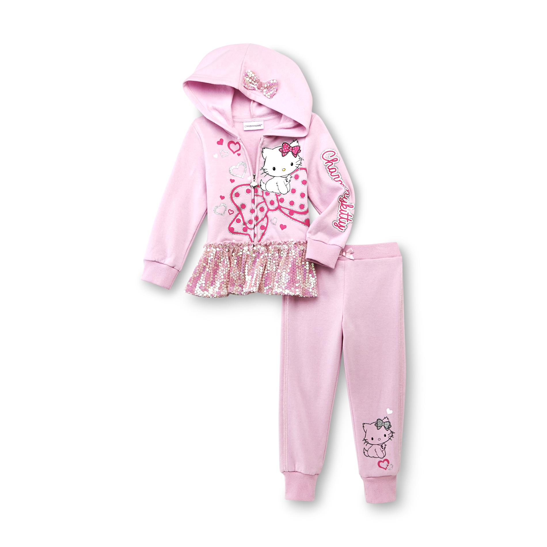 Sanrio Charmmykitty Infant & Toddler Girl's Hoodie Jacket & Pants