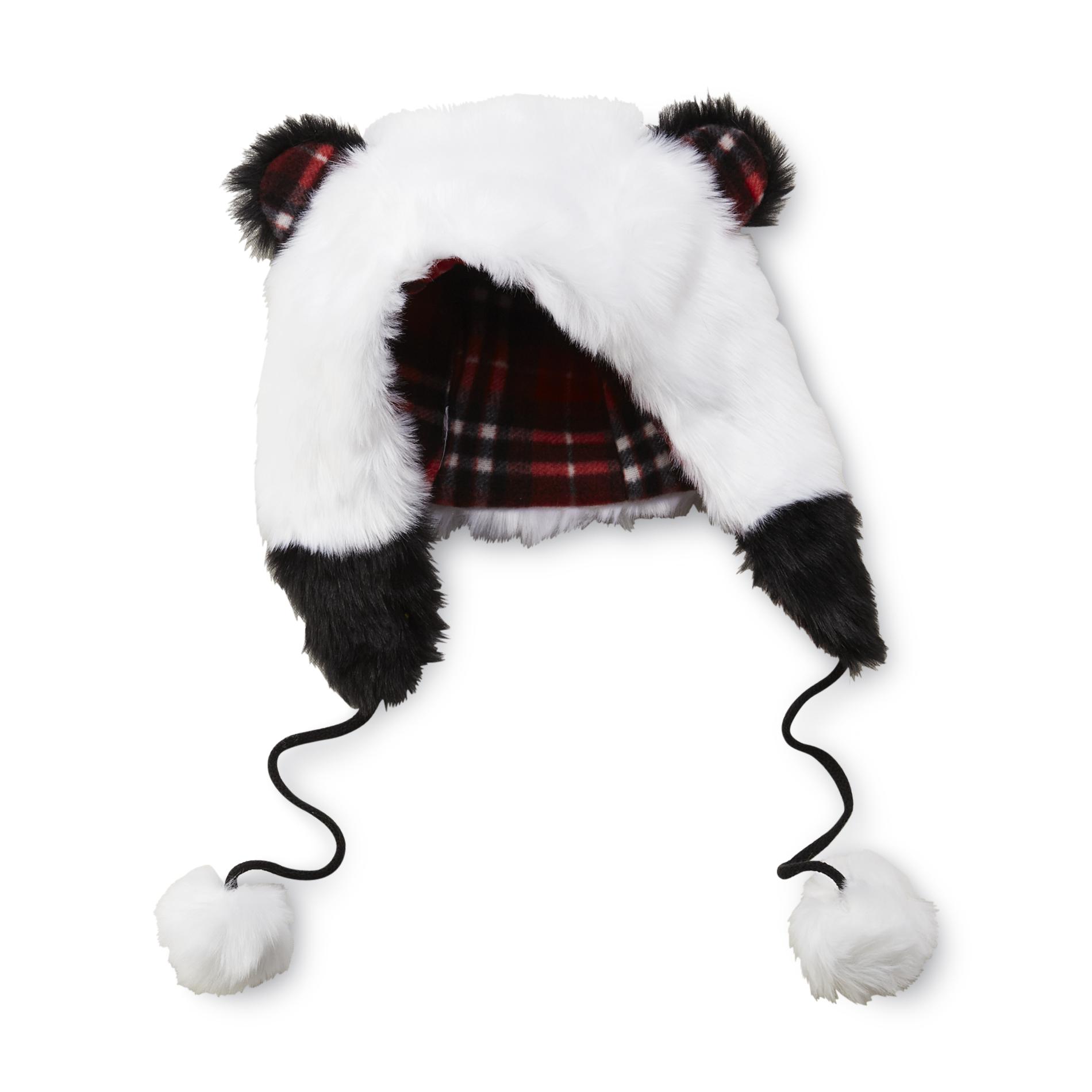 Joe Boxer Junior's Critter Ear Trapper Hat - Panda