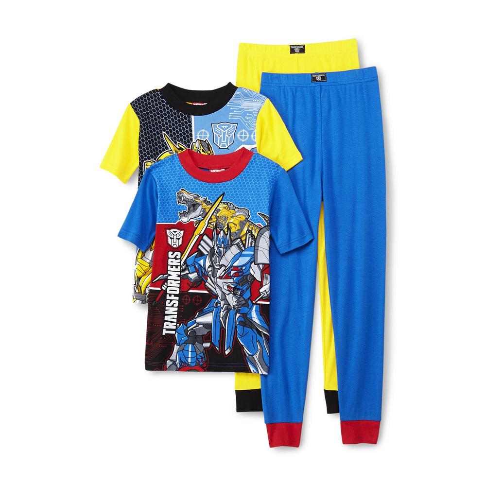 Hasbro Transformers Boy's 2-Pairs Short-Sleeve Pajamas