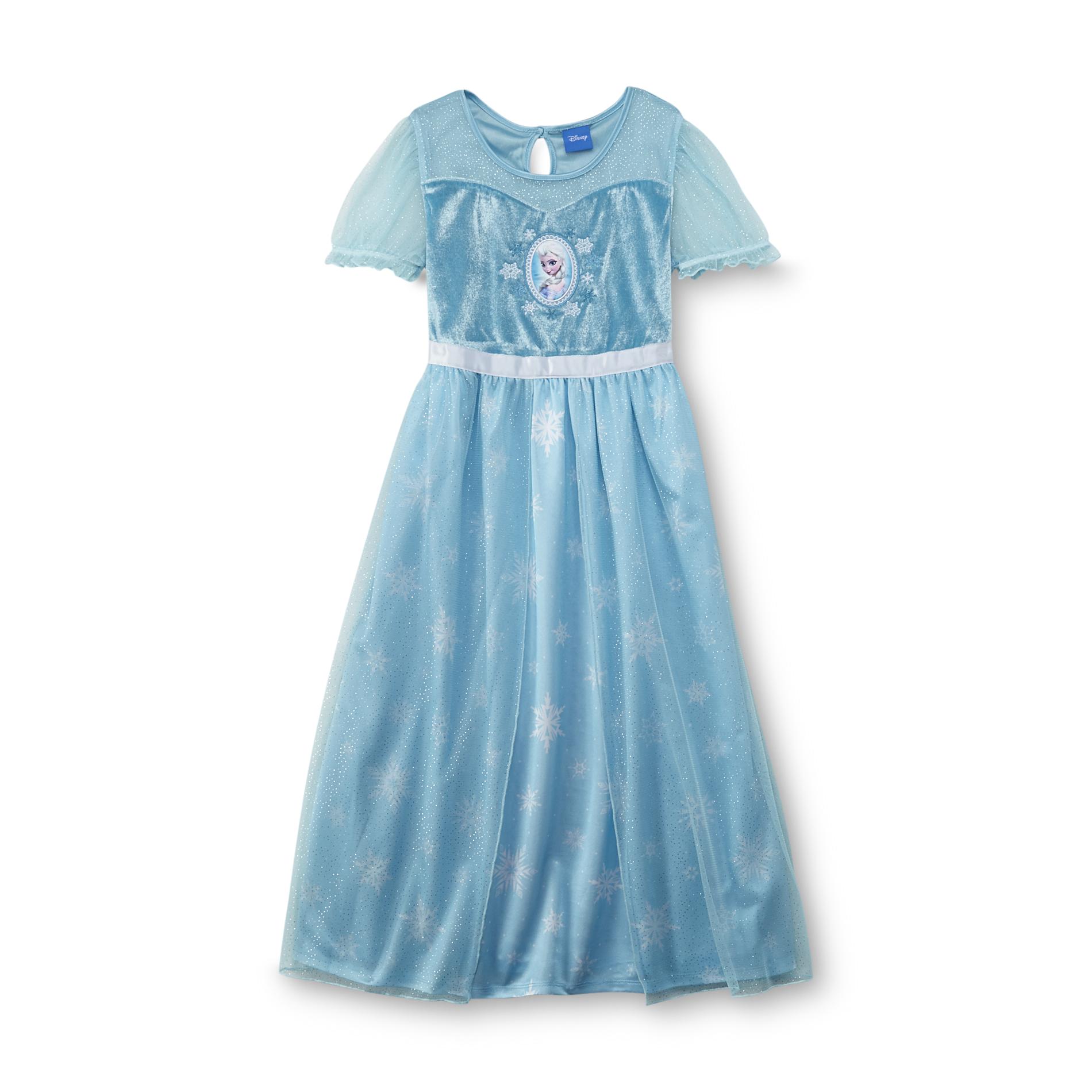 Disney Frozen Girl's Costume Nightgown - Elsa