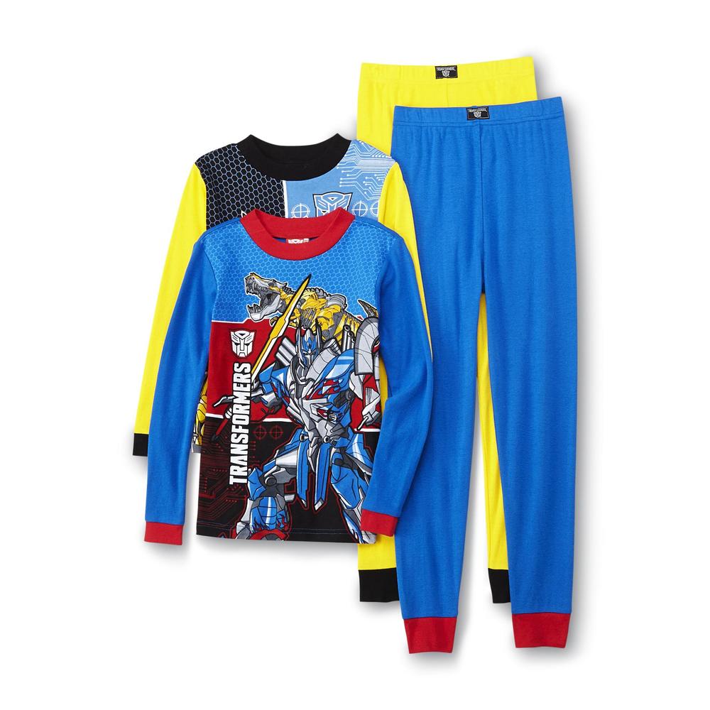 Hasbro Transformers Boy's 2-Pairs Long-Sleeve Pajamas