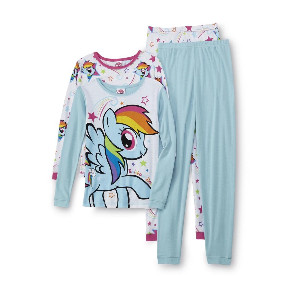 My Little Pony Girl's 2-Pairs Pajamas - Rainbow Dash