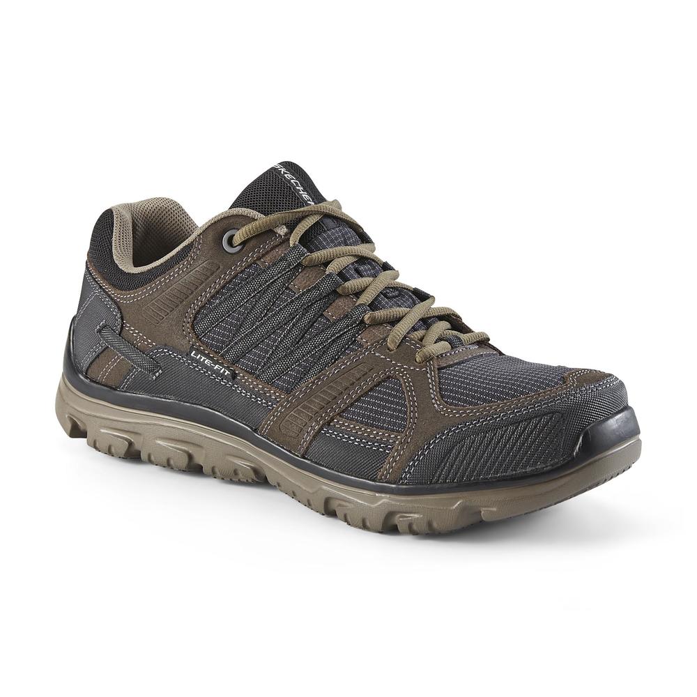 Skechers Men's L-Fit Identify Athletic Casual Oxford - Brown