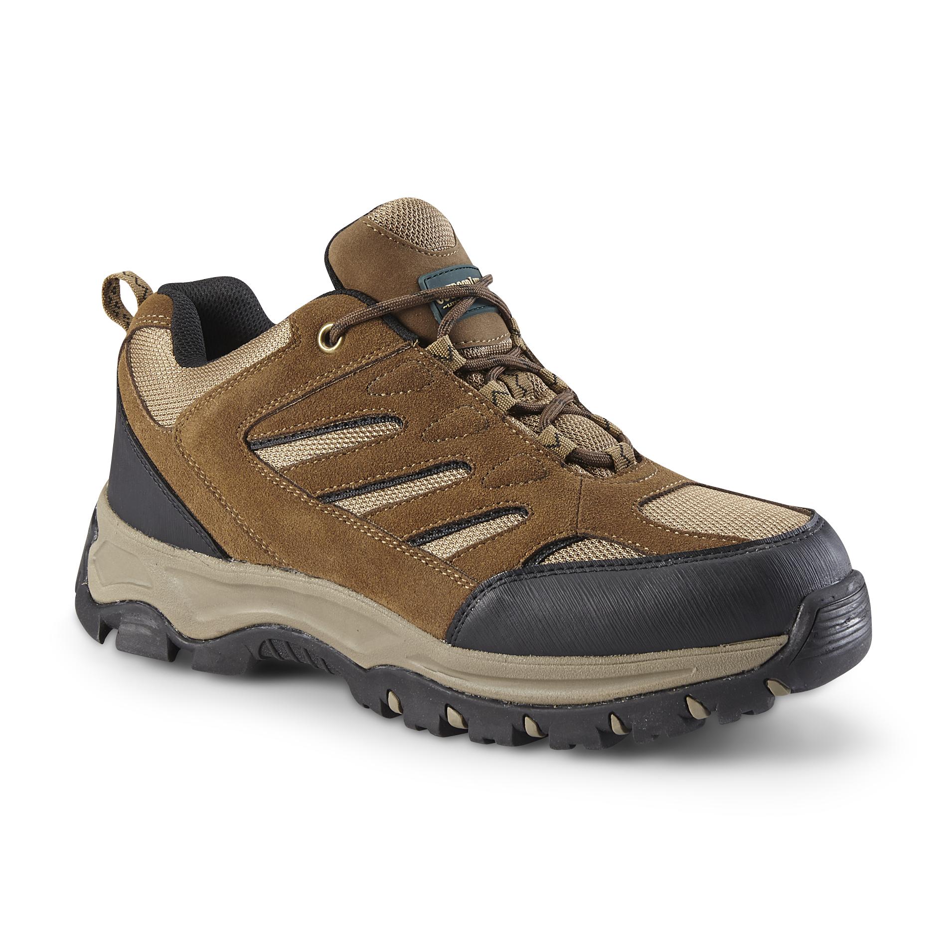 Outdoor Life Men's Clark Suede/Mesh Hiking Shoe - Brown