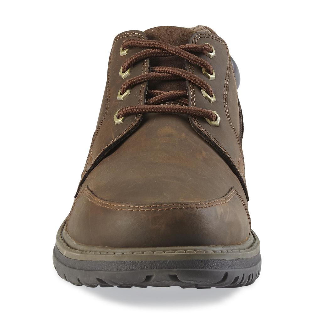 Thom McAn Men's Gus Leather Casual Oxford Shoe - Brown