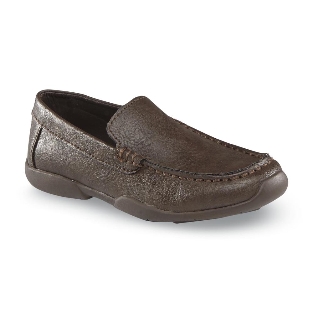 Route 66 Boy's Ryan Road Brown Casual Boat Shoe