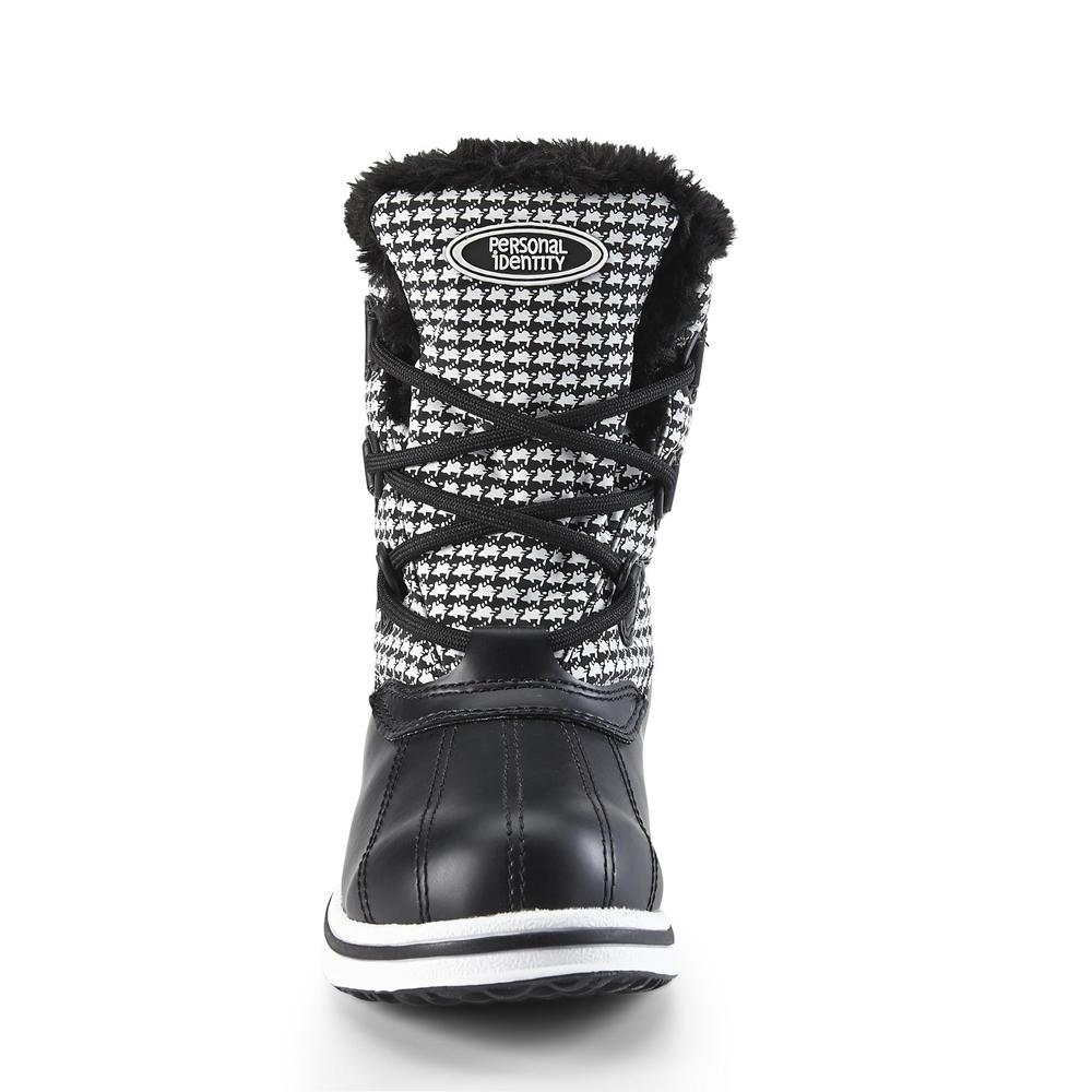 Personal Identity Women's Neve Check Winter Boot - Black/Houndstooth