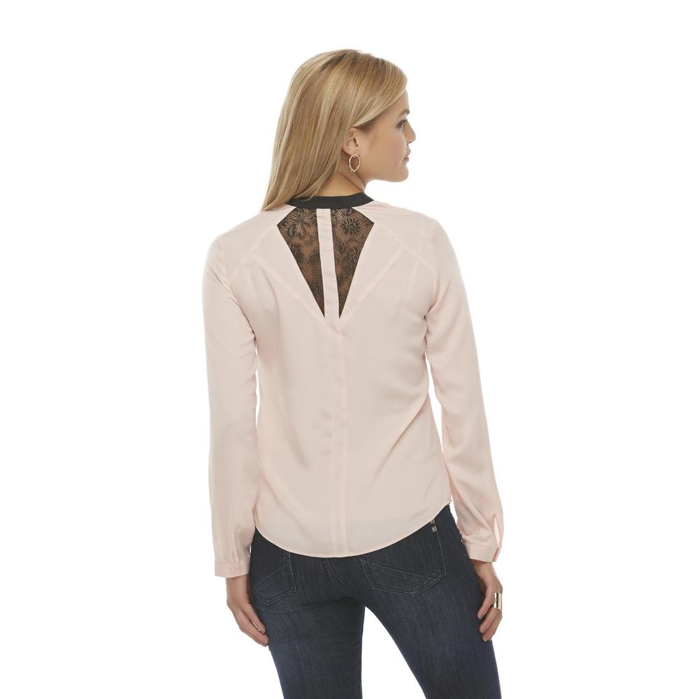 Attention Women's Lace Inset Shirt