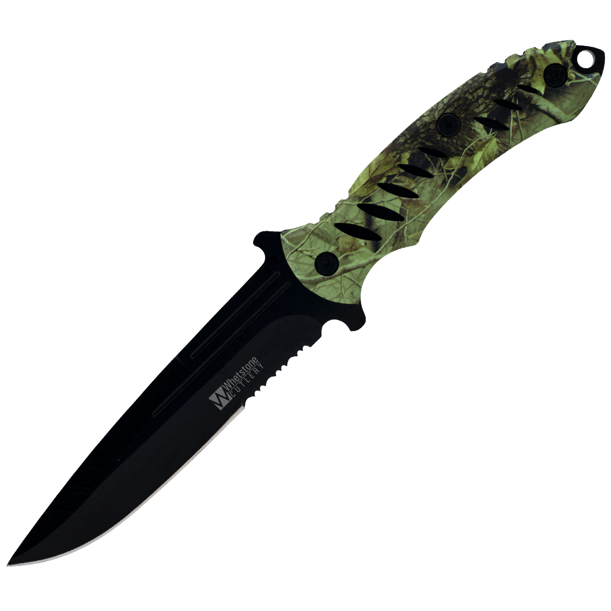 M-Tech Full Tang Camo Survival Utility Knife 10.375 inches
