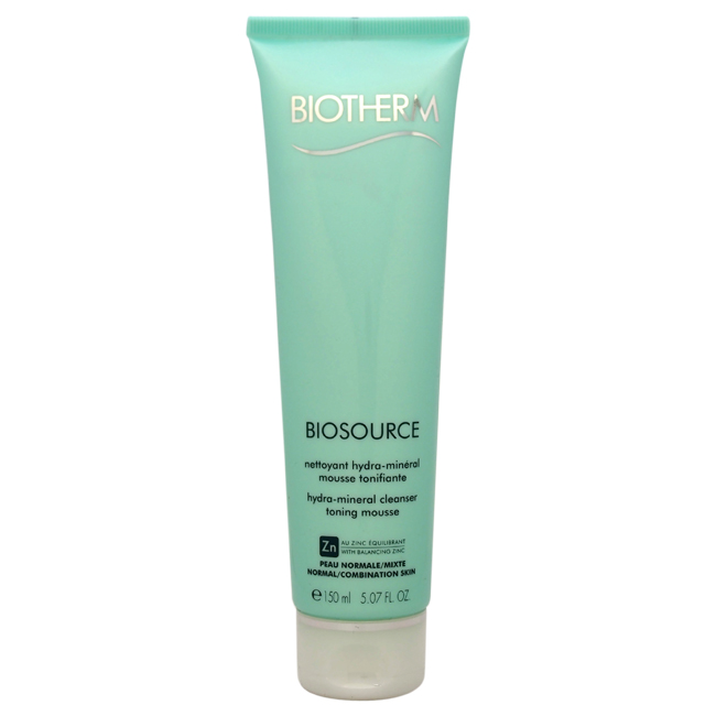 Biotherm Biosource Hydra-Mineral Cleanser Toning Mousse (N/C Skin) by  for Unisex - 5.07 oz Cleanser