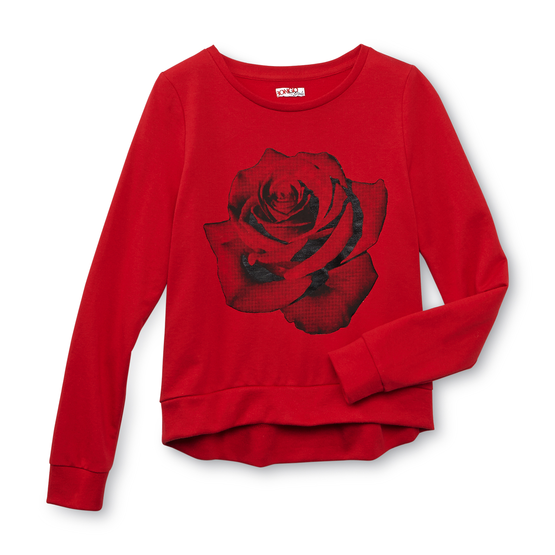 Bongo Girl's Embellished Sweatshirt - Rose