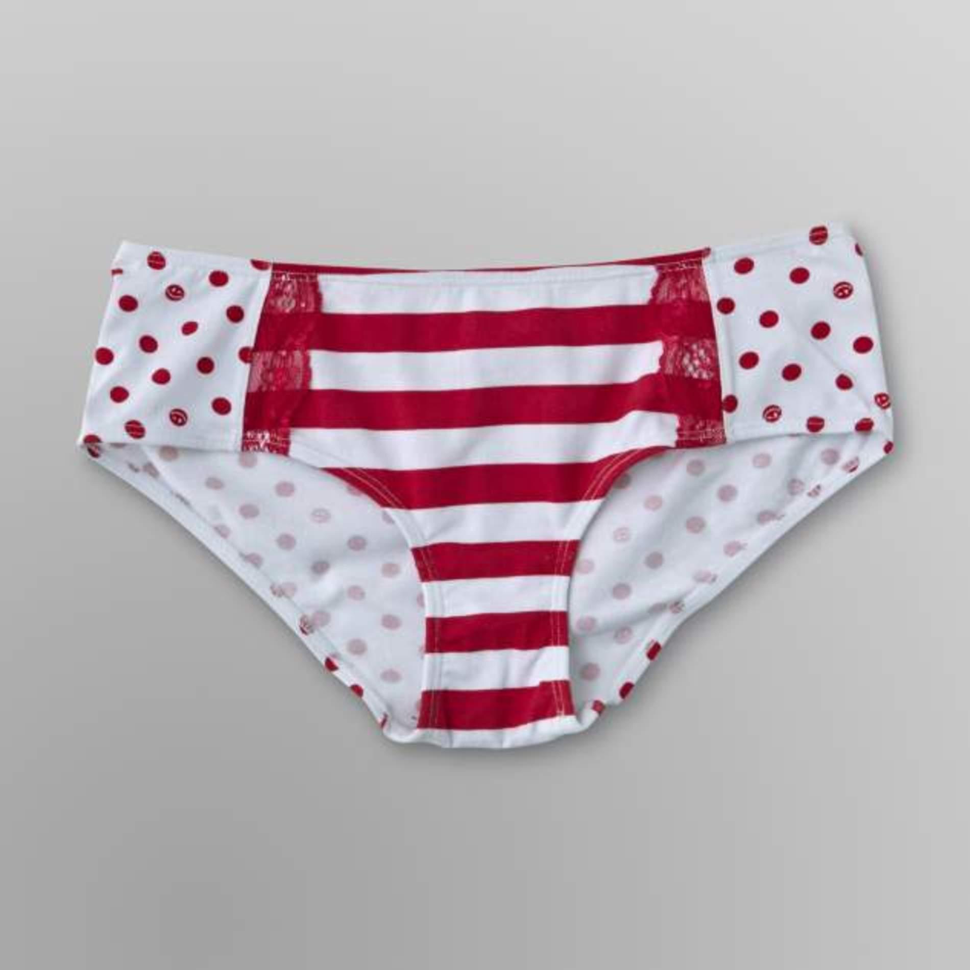 Joe Boxer Women's Hipster Panties - Stripes & Polka Dots