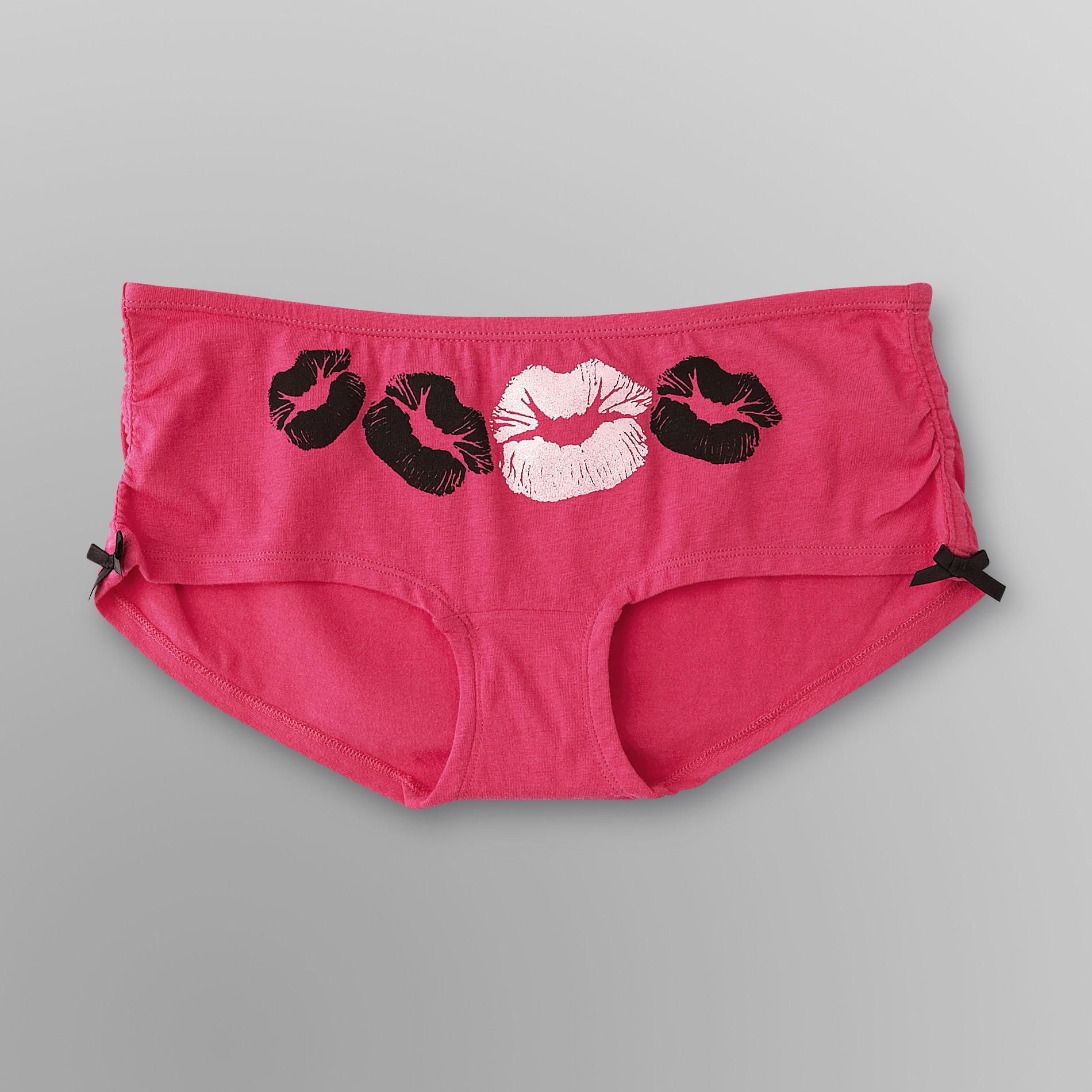 Joe Boxer Women's Hipster Panties Kiss This