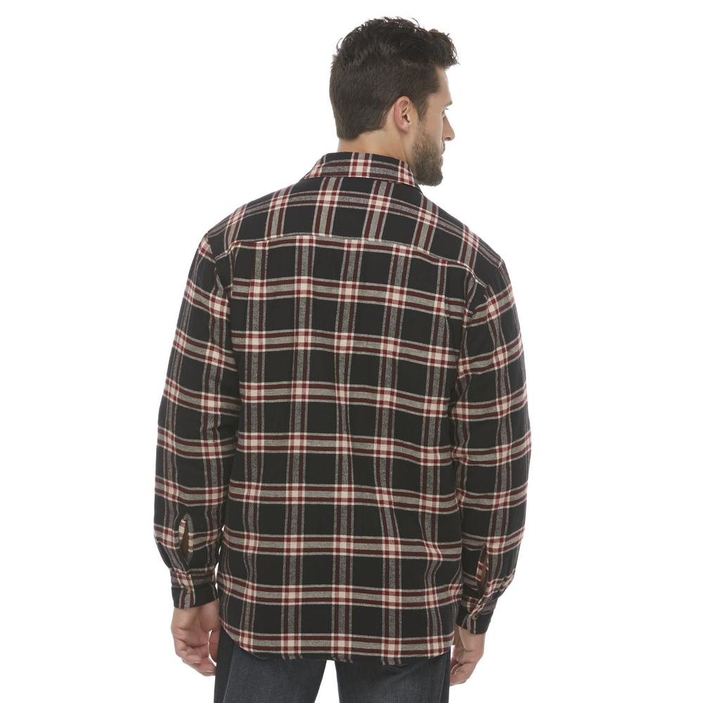 Wrangler Men's Quilted Flannel Shirt Jacket - Plaid