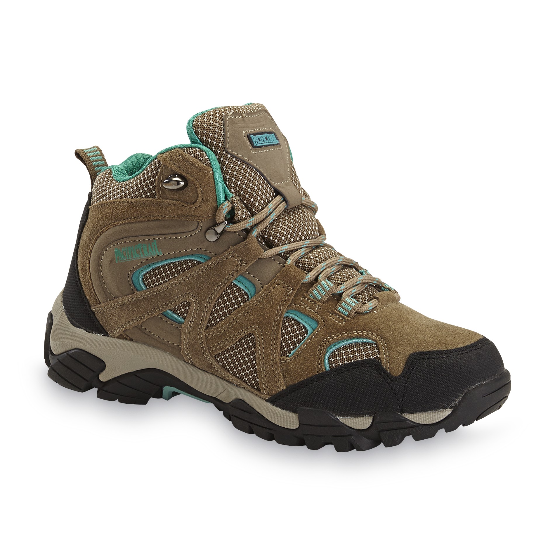 Pacific Trail Women's Diller Brown/Teal Lightweight Hiking Shoe