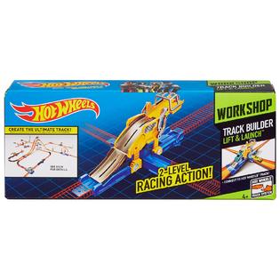 Hot Wheels Track Builder Lift Launch Stunt Track Set Toys