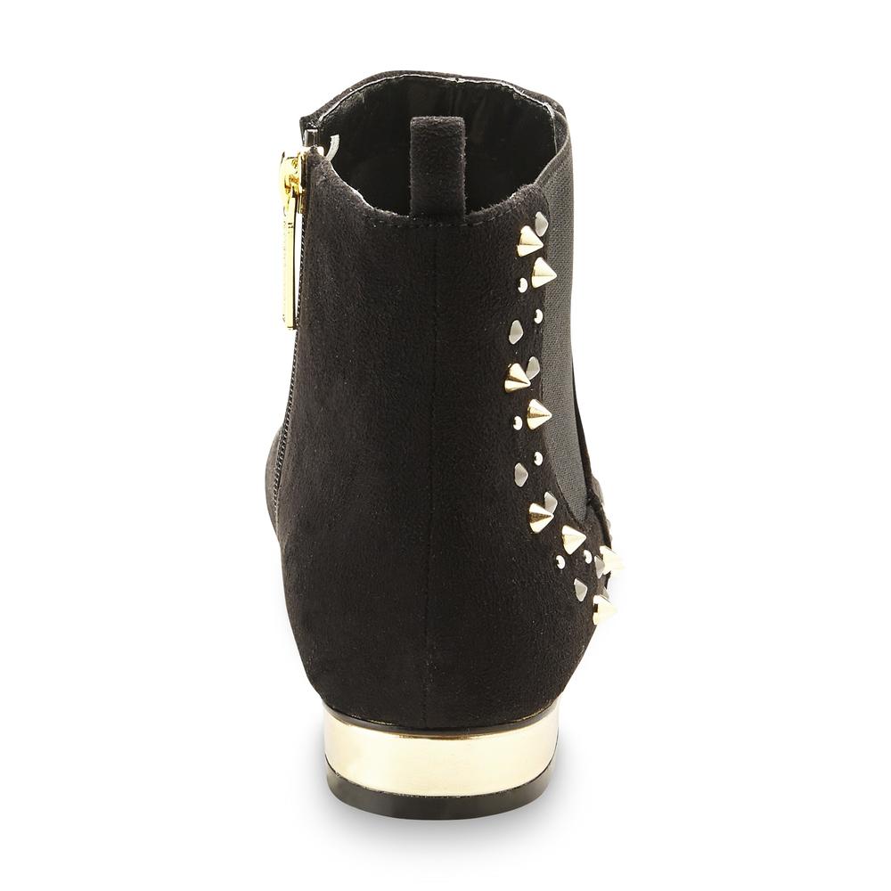 Kardashian Kollection Women's Wanka Studded Chelsea Boot - Black/Gold