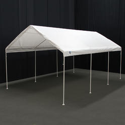 King Canopy Universal 8 Leg 12X20 Canopy w/ WHITE Cover