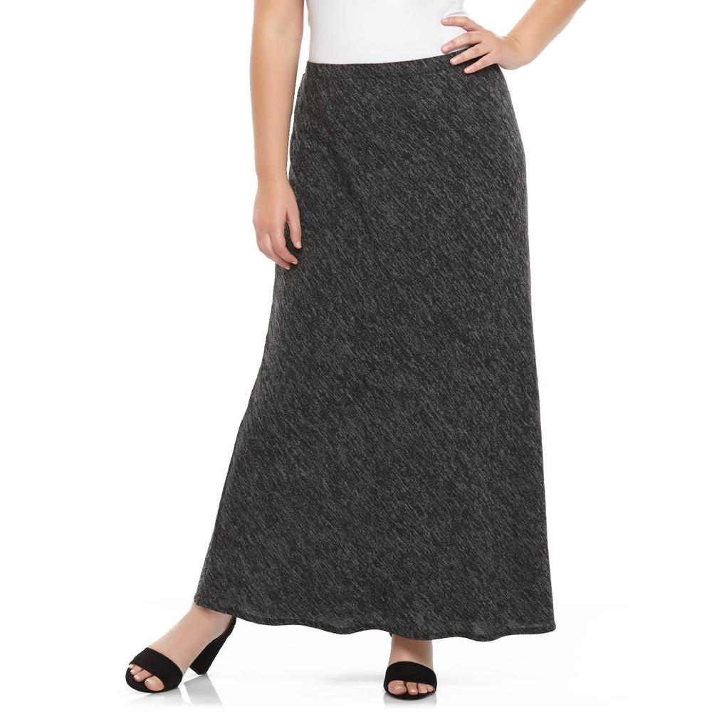 Covington Women's Plus Maxi Skirt - Space Dyed