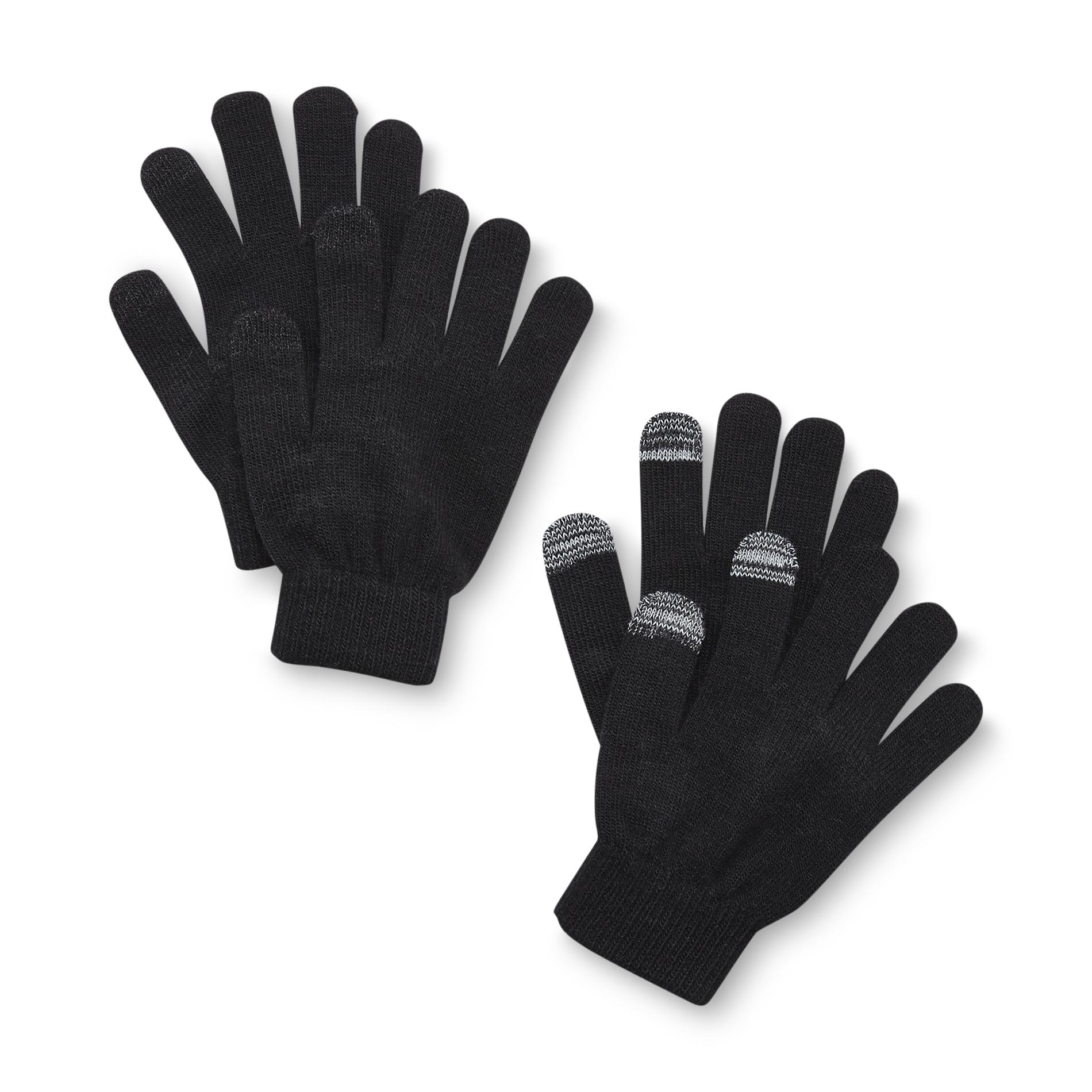 Joe Boxer Junior's 2-Pairs Touch-Screen Friendly Gloves