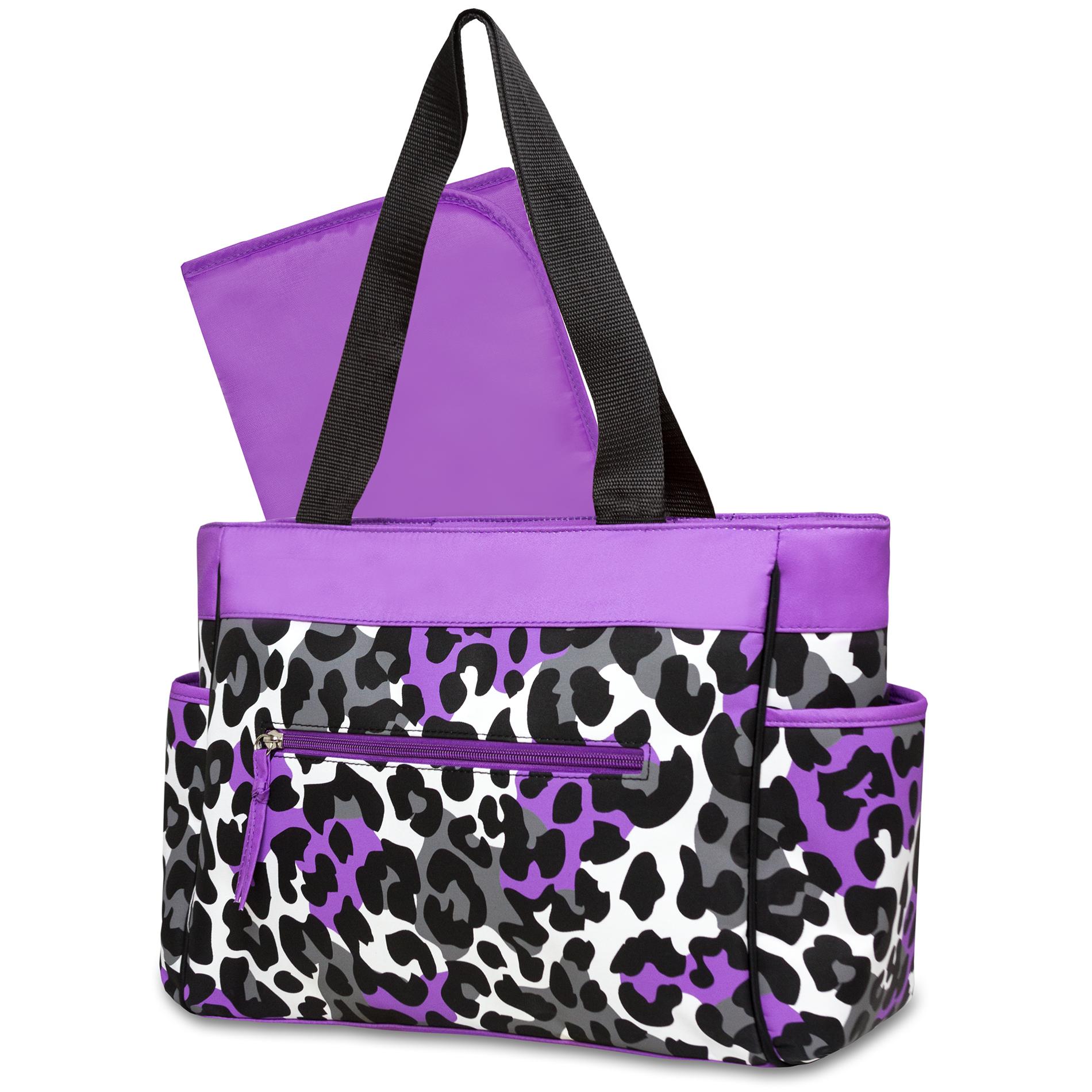 Gerber Diaper Bag & Changing Pad - Leopard Print