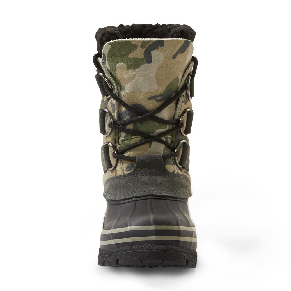Skechers Boy's Quell 8" Camouflage Winter Snow Boot