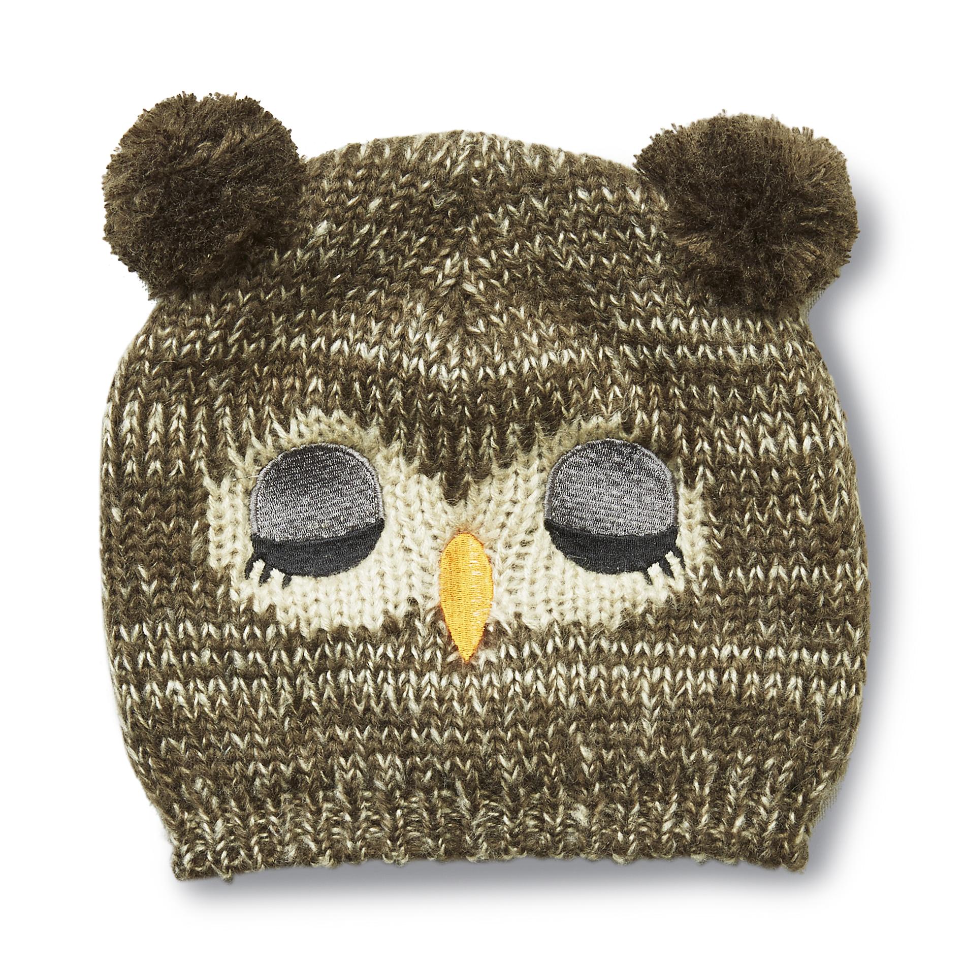 Joe Boxer Junior's Knit Critter Hat - Owl