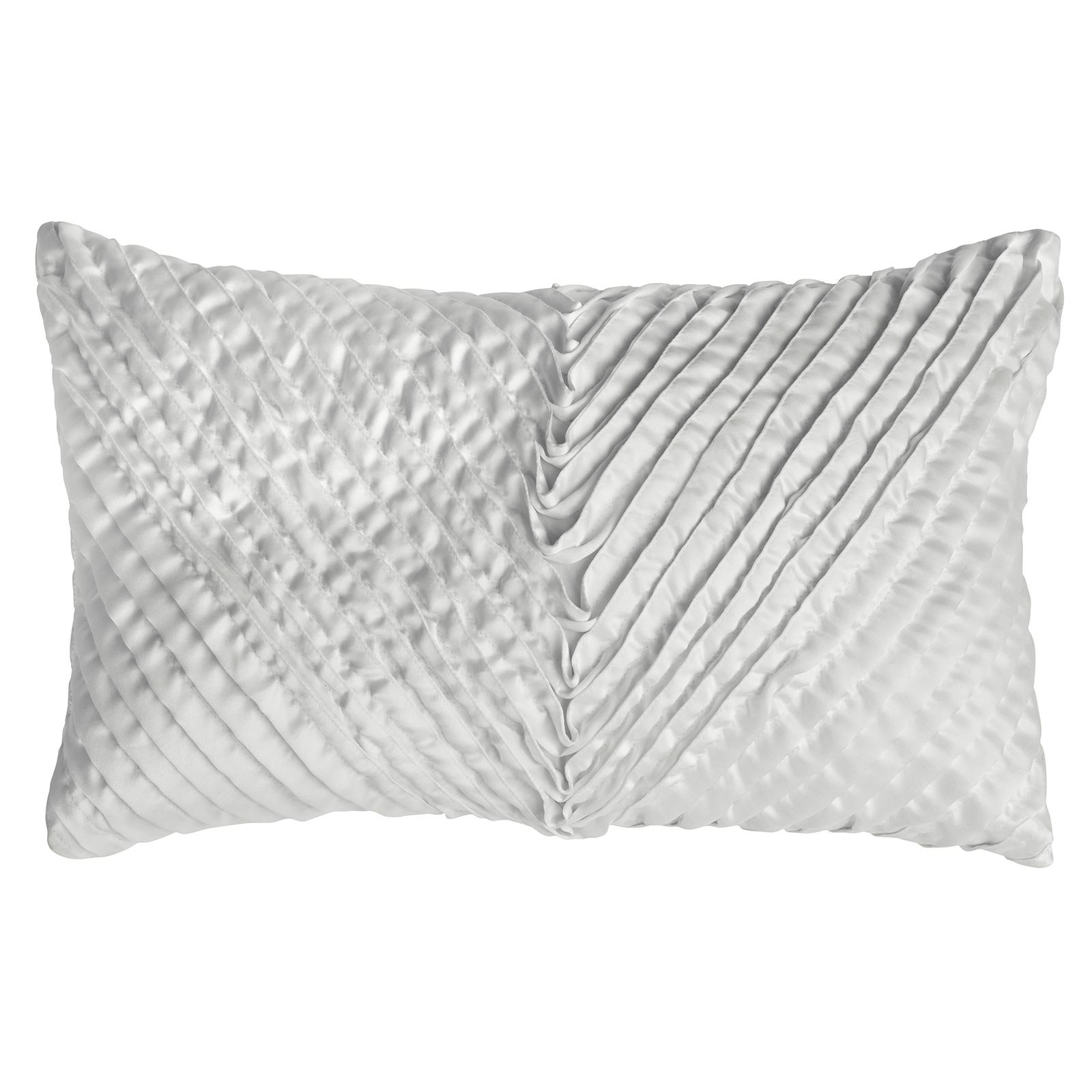 Kardashian Kollection White Hot Decorative Pillow - Pleated