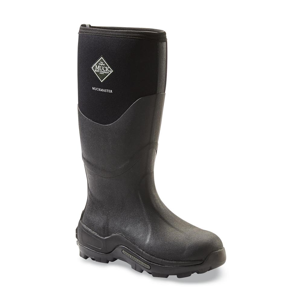 The Original Muck Boot Company Men's Muckmaster Hi 14" Waterproof Work Boot - Black