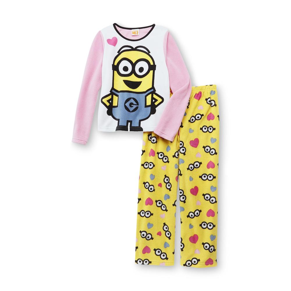 Illumination Entertainment Girl's Fleece Pajama Shirt & Pants - Minions