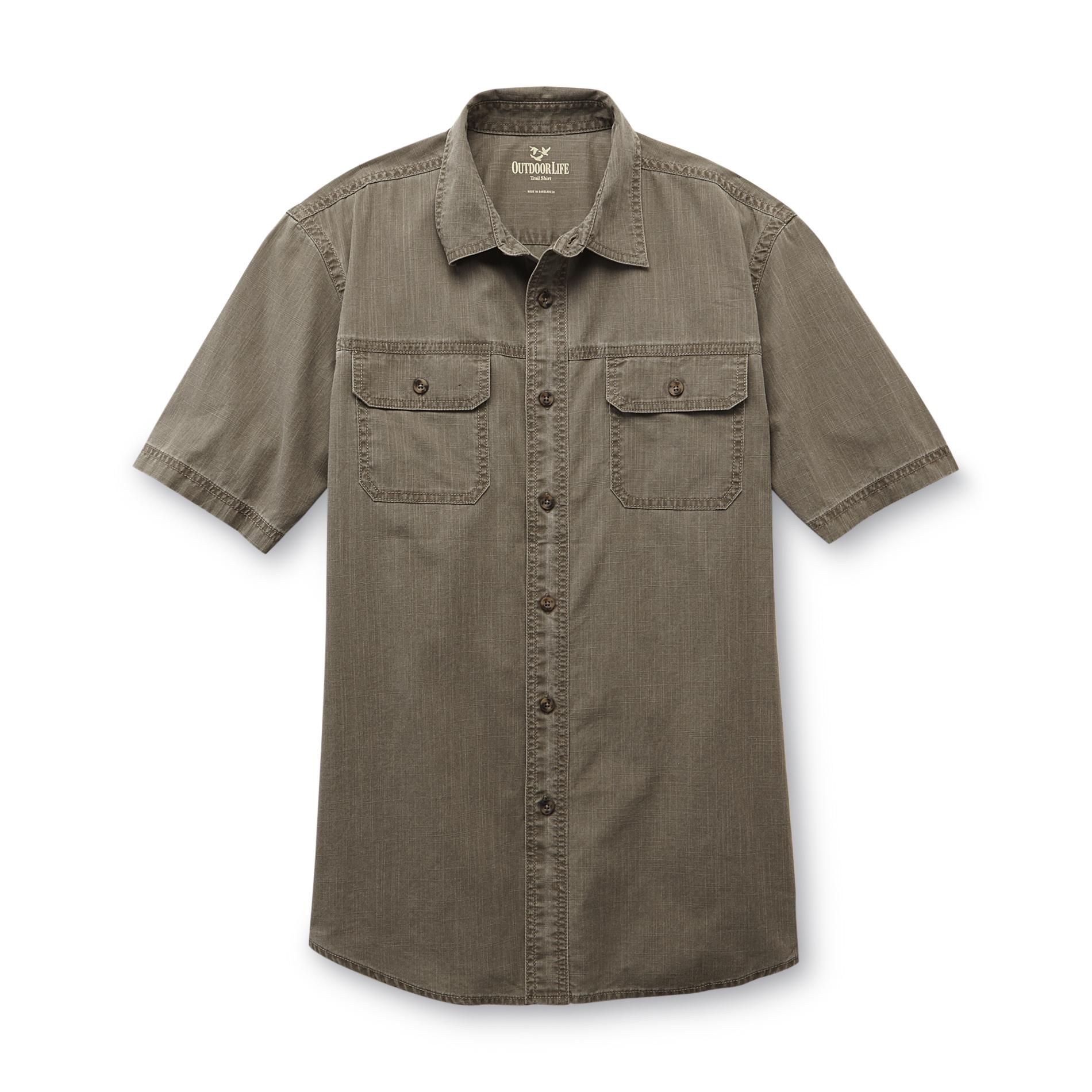 Outdoor Life&reg; Men's Short-Sleeve Crosshatch Shirt