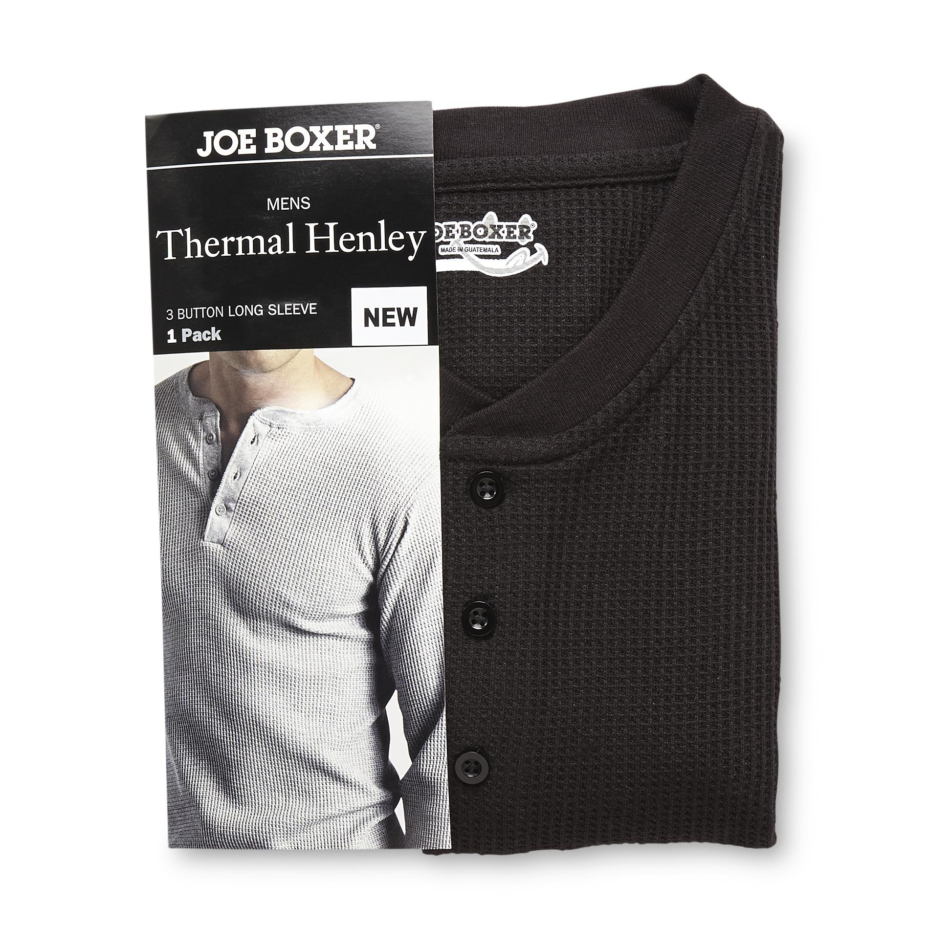 Joe Boxer Men's Thermal Henley Shirt