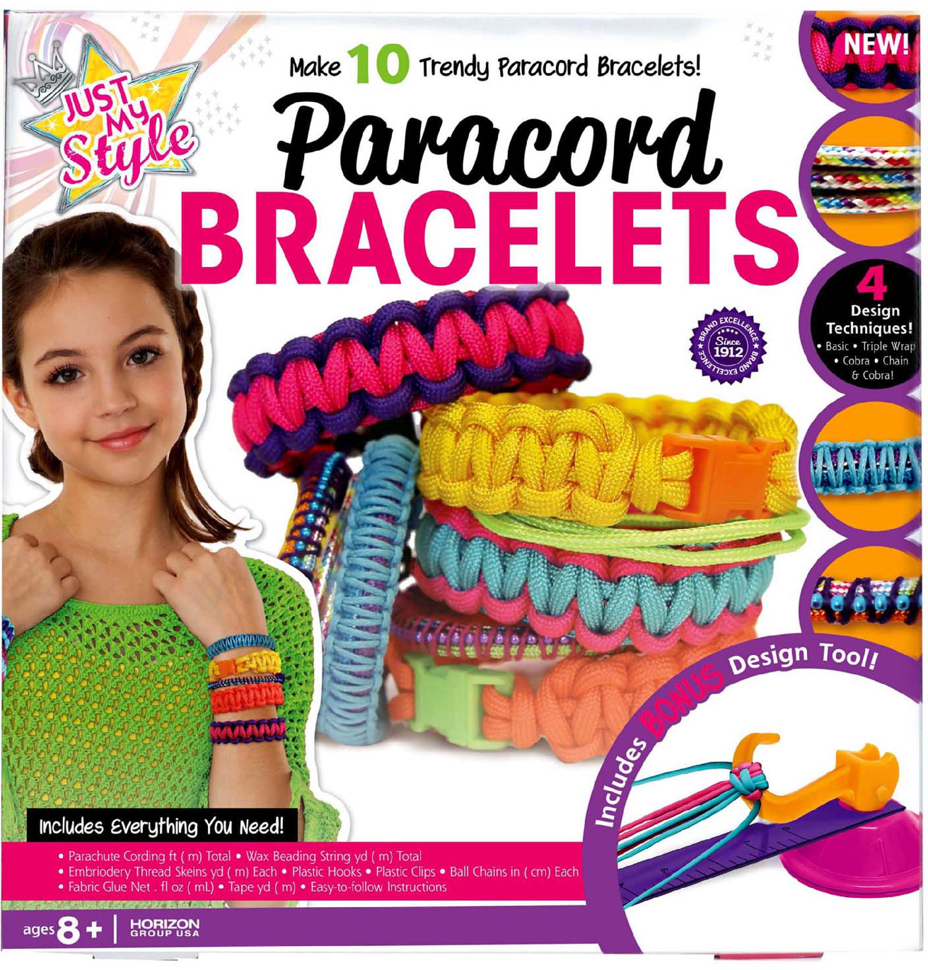 Just My Style Paracord Bracelets Crafting Kit - Toys & Games - Arts ...