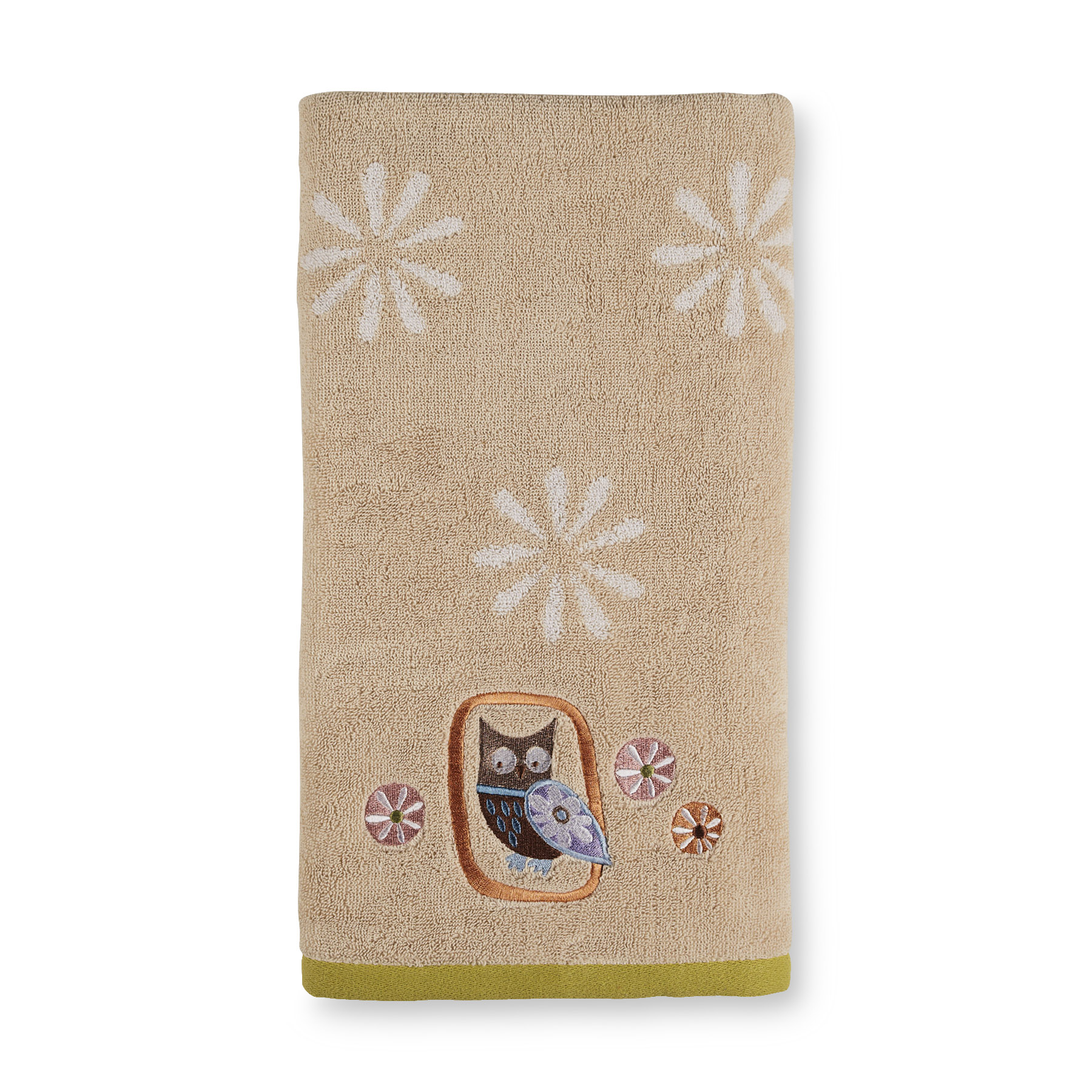 Essential Home Owl Bath Towel