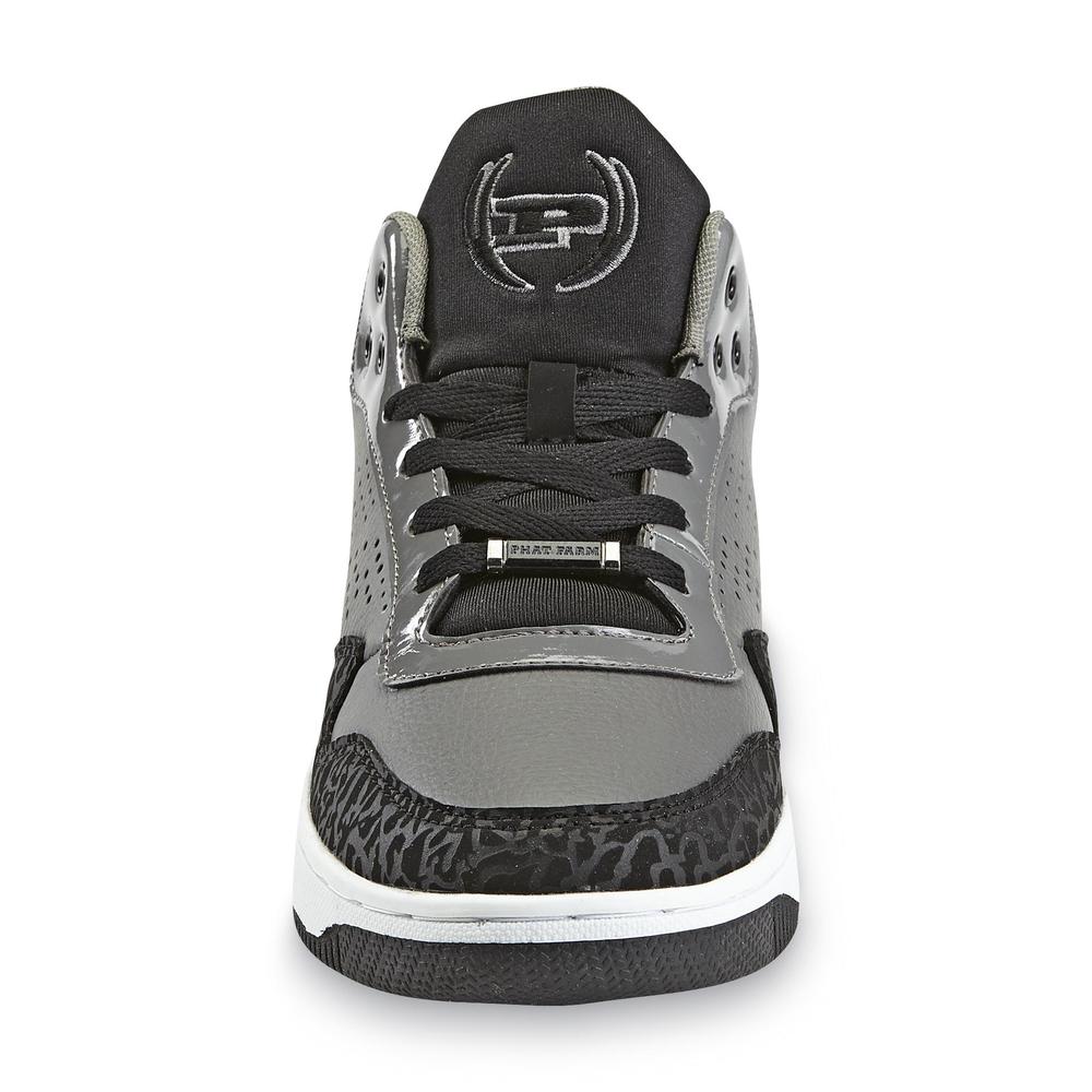 Phat Farm Men's Narrows Gray/Black Basketball Shoe