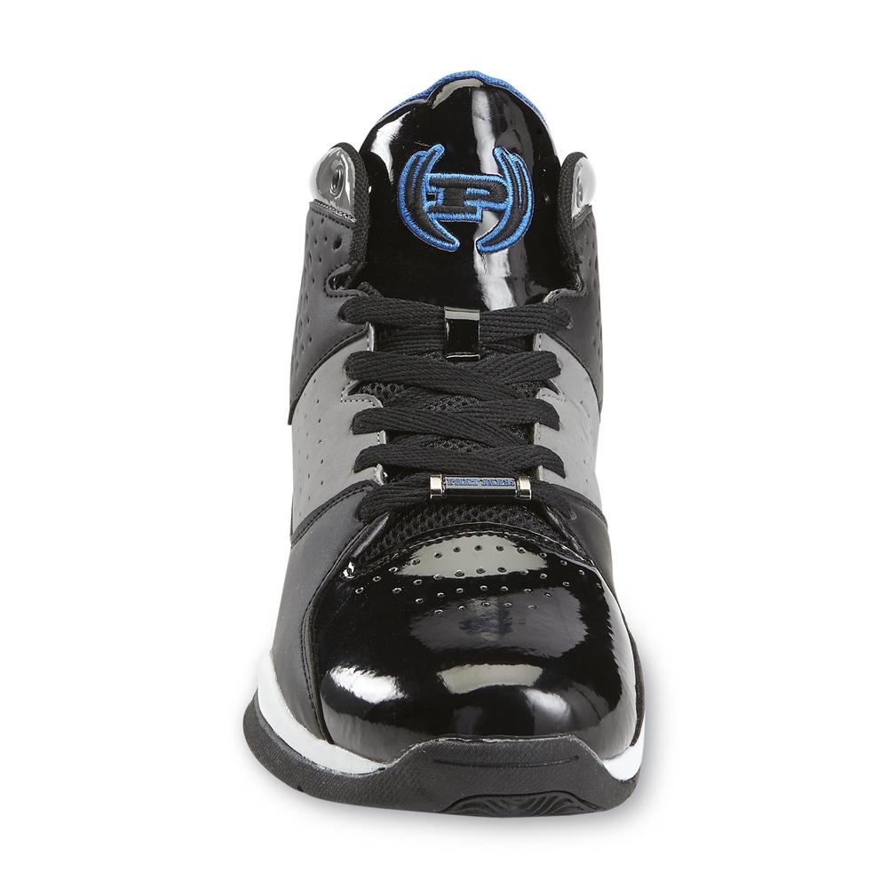 Phat Farm Men's Camby Speckle Black/Gray/Blue High-Top Athletic Shoe