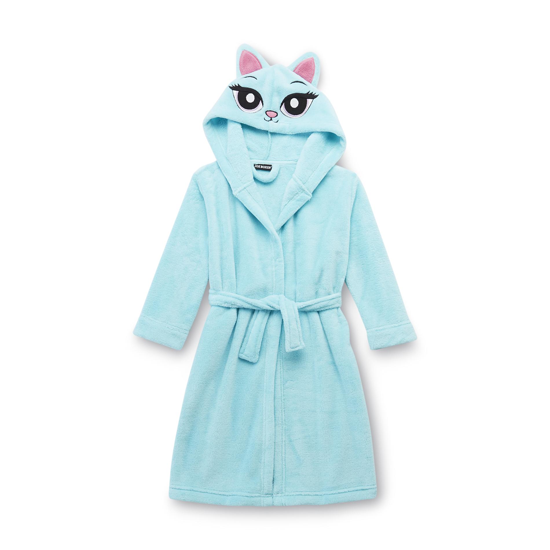 Joe Boxer Toddler Girl's Hooded Fleece Bathrobe - Cat