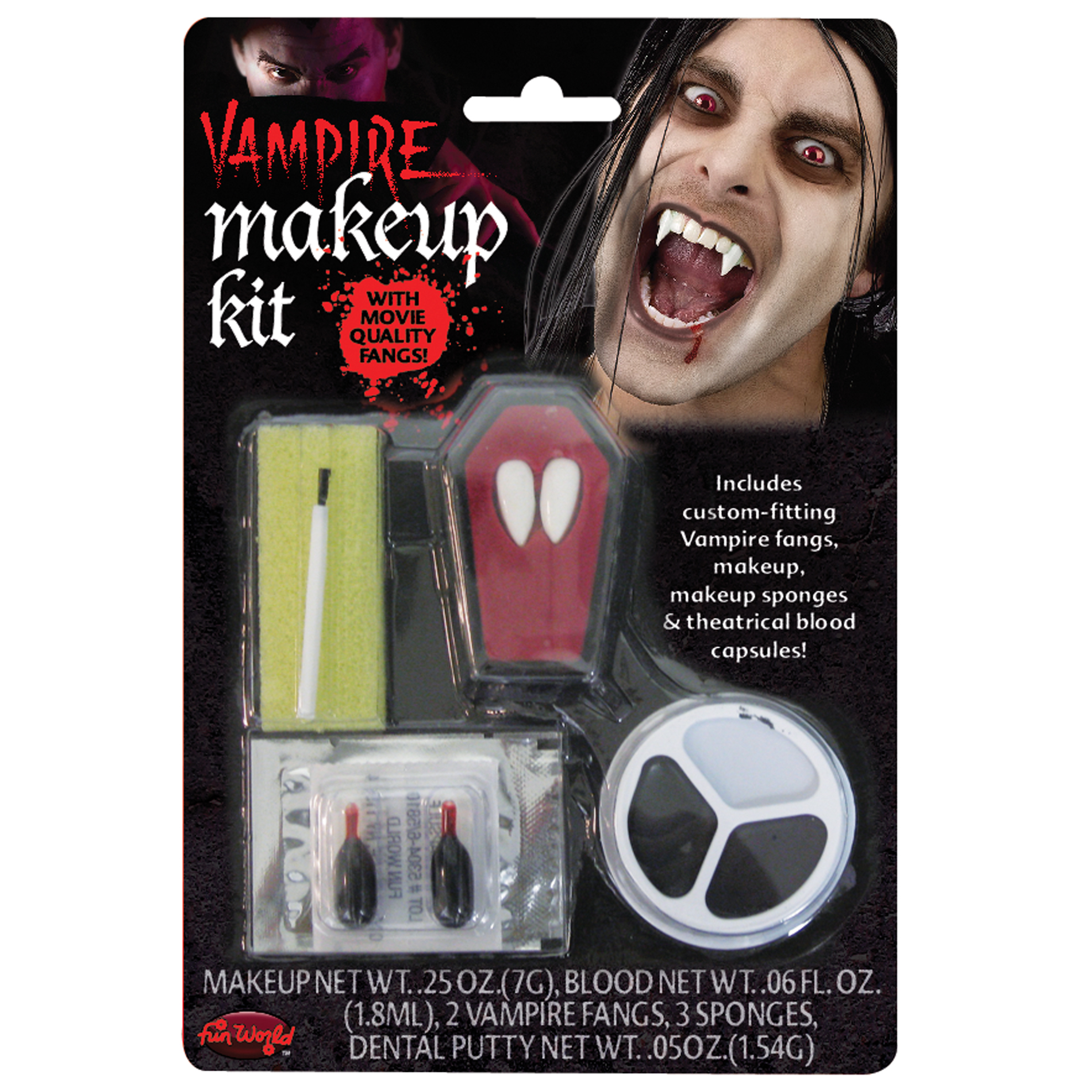 Halloween Vampire Fanged Character Kits