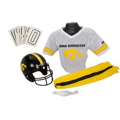 Franklin Sports NCAA Iowa Hawkeyes Kids College Football Uniform Set - Youth Uniform Set - Includes Jersey, Helmet, Pants - Yout