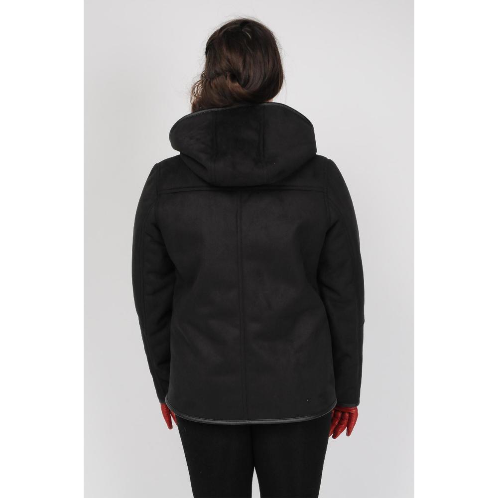 Excelled Ladies Faux Shearling Hooded Hispter