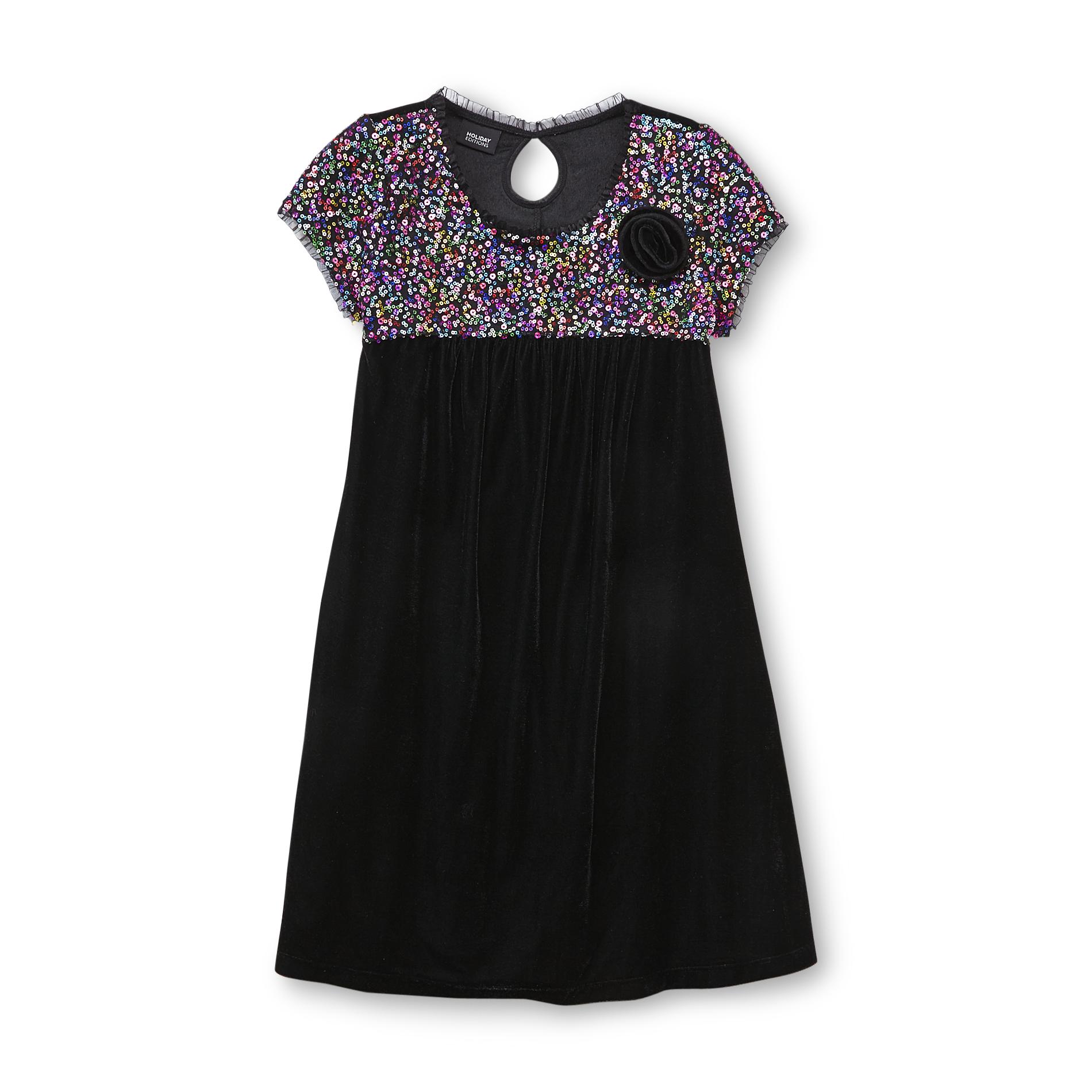 Holiday Editions Girl's Sequin Party Dress