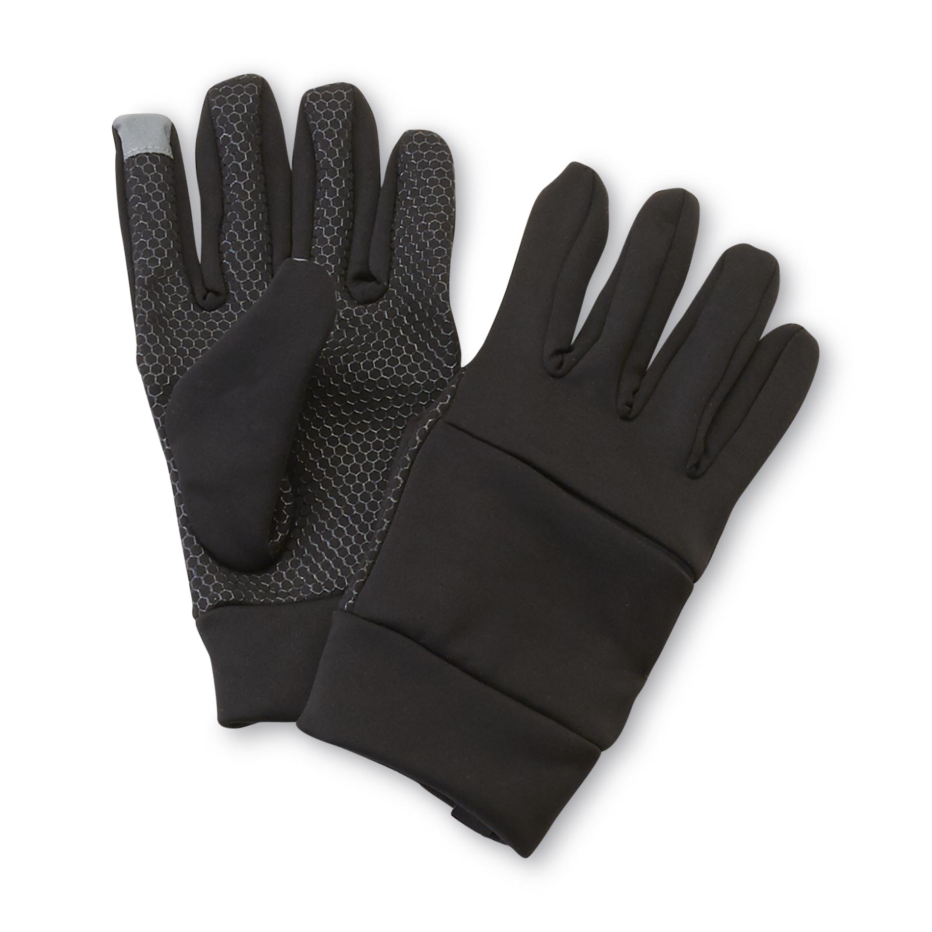 Everlast&reg; Sport Men's Textured Texting Gloves - Zipper Pocket