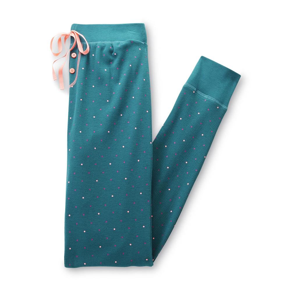 Joe Boxer Women's Thermal Pajama Pants - Dots