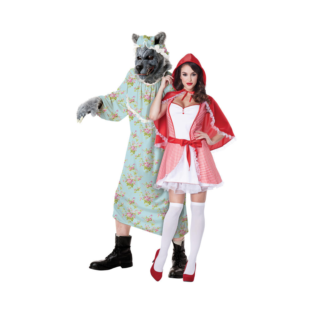 Totally Ghoul Sassy Couples Women's Miss Red Riding Hood Halloween Costume