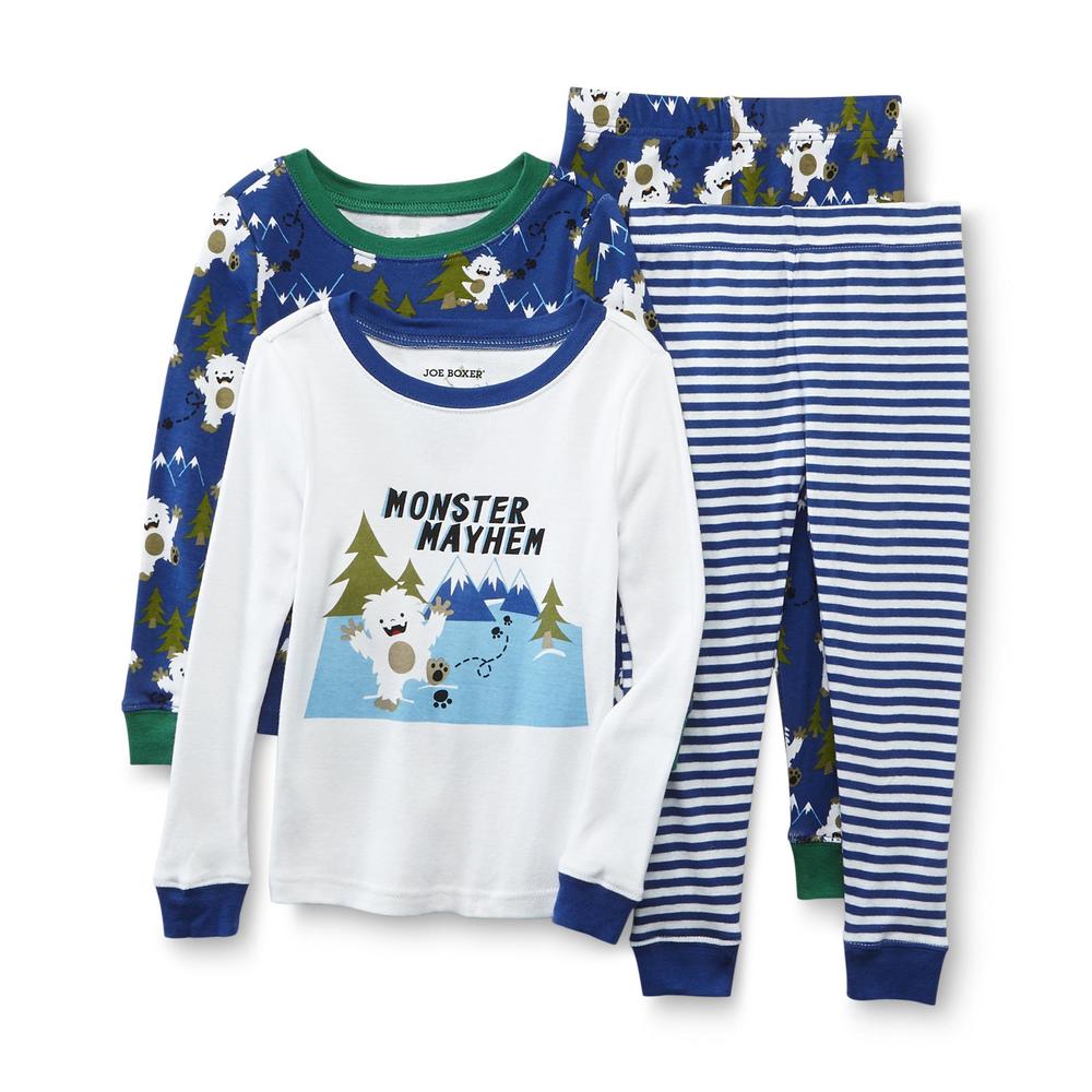 Joe Boxer Infant & Toddler Boy's 2-Pairs Pajamas - Monster