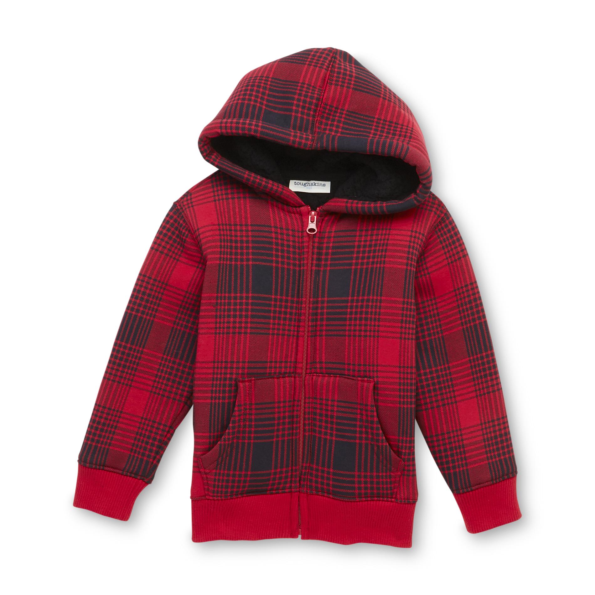 Toughskins Infant & Toddler Boy's Fleece Hoodie Jacket - Plaid