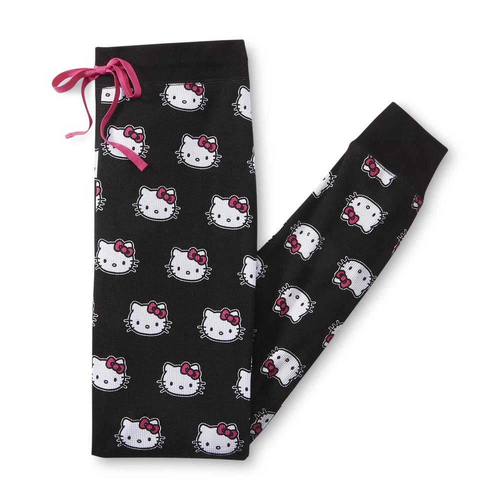 Hello Kitty Women's Slim Fit Thermal Pajama Pants