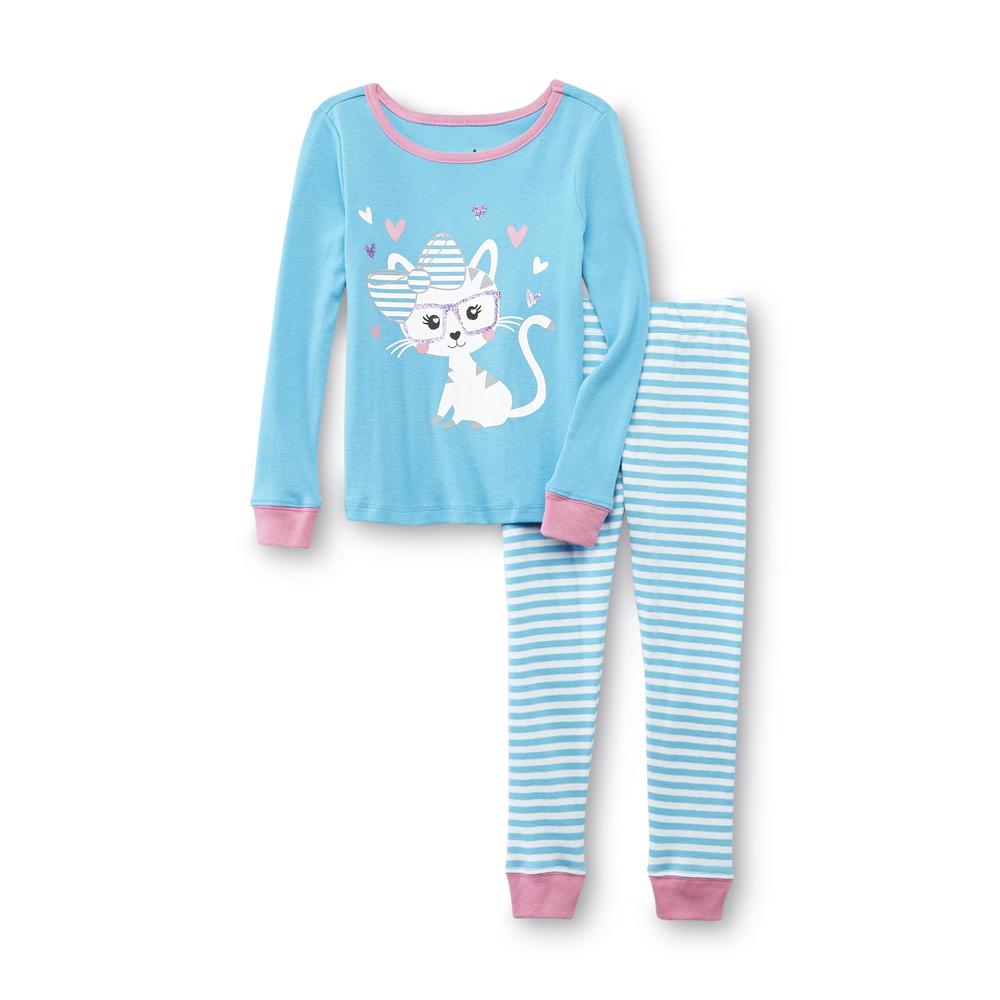 Joe Boxer Infant & Toddler Girl's 2-Pairs Pajamas - Kitten