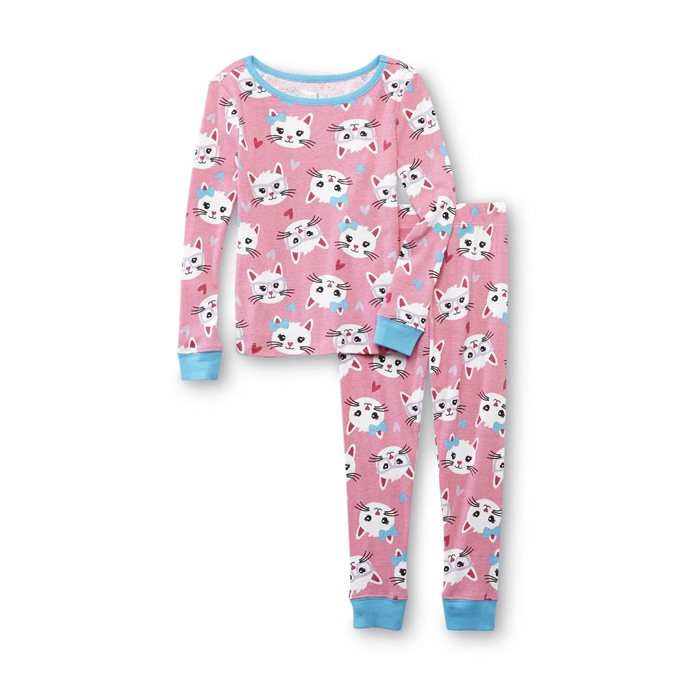 Joe Boxer Infant & Toddler Girl's 2-Pairs Pajamas - Kitten